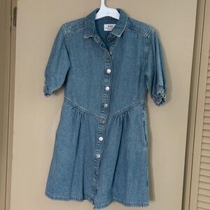Cotton On Blue Denim Babydoll Dress